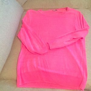 Hot pink sweater